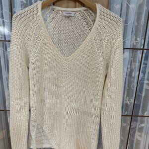 Calvin Klein women sweater cream white size M/M